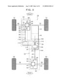 Driving force transmitting device for four-wheel drive vehicle diagram and image