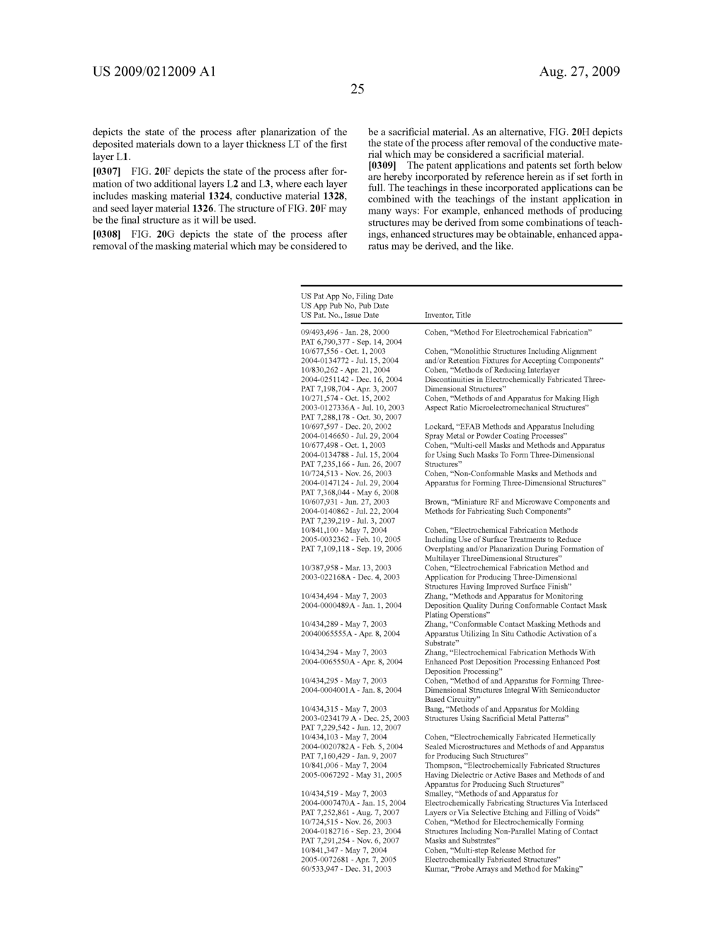 Methods for Electrochemically Fabricating Structures Using Adhered Masks, Incorporating Dielectric Sheets, and/or Seed Layers That Are Partially Removed Via Planarization - diagram, schematic, and image 56