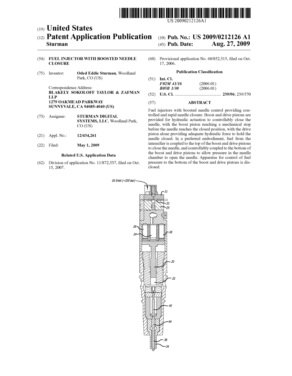 Fuel Injector with Boosted Needle Closure - diagram, schematic, and image 01