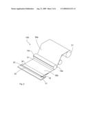 Apparatus and a production process for producing rolls of disposable pieces of hygienic paper diagram and image