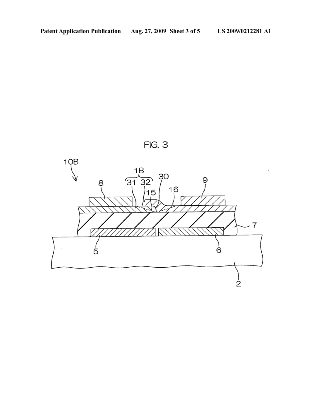 ORGANIC SEMICONDUCTOR DEVICE, DISPLAY USING SAME, AND IMAGER - diagram, schematic, and image 04