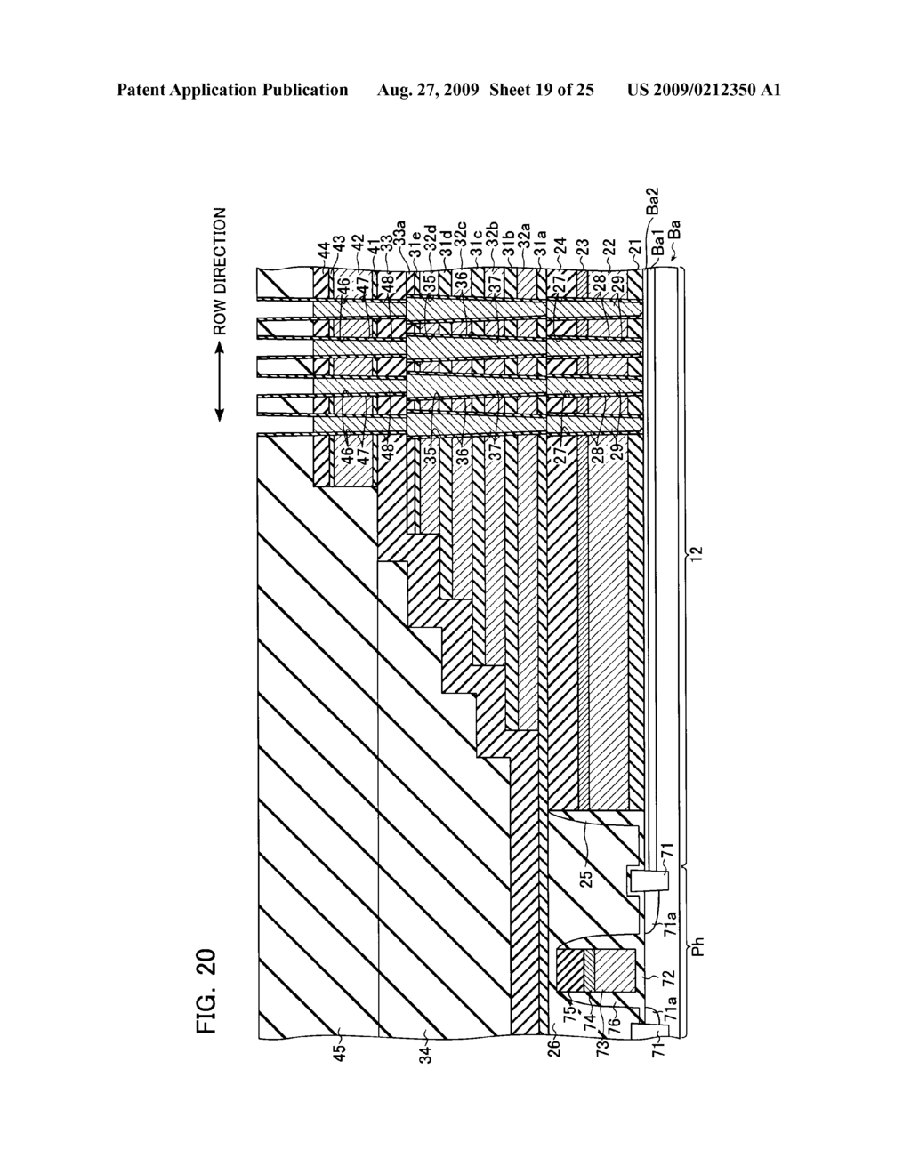 NONVOLATILE SEMICONDUCTOR STORAGE DEVICE AND METHOD OF MANUFACTURING THE SAME - diagram, schematic, and image 20