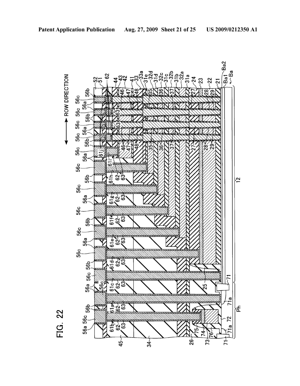 NONVOLATILE SEMICONDUCTOR STORAGE DEVICE AND METHOD OF MANUFACTURING THE SAME - diagram, schematic, and image 22