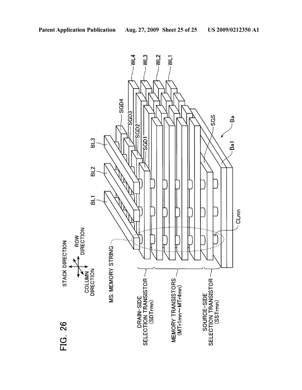 NONVOLATILE SEMICONDUCTOR STORAGE DEVICE AND METHOD OF MANUFACTURING THE SAME - diagram, schematic, and image 26