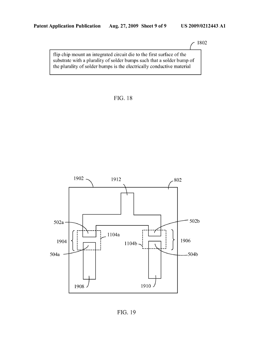 INTEGRATED CIRCUIT PACKAGE SUBSTRATE HAVING CONFIGURABLE BOND PADS - diagram, schematic, and image 10