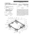 Floor engaging device for workbench diagram and image