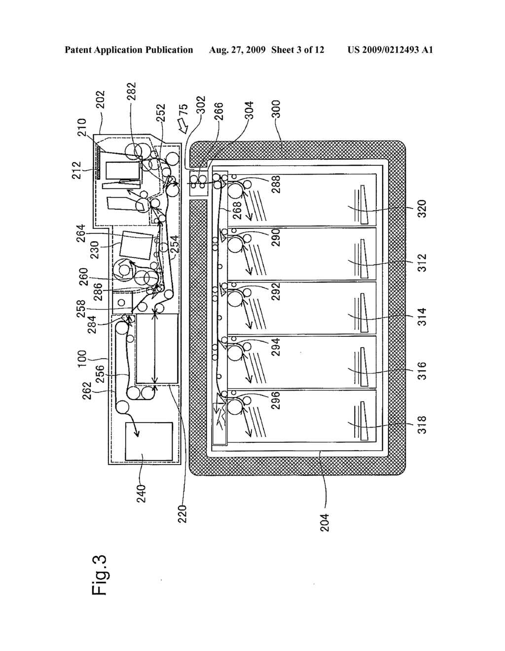 PAPER SHEET TRANSPORT MECHANISM AND PAPER HANDLING DEVICE - diagram, schematic, and image 04