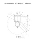 SWING STRUCTURE FOR A KICK SCOOTER diagram and image