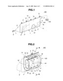 CURTAIN AIR BAG DEVICE AND METHOD OF PRODUCING THE SAME diagram and image