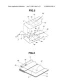 CURTAIN AIR BAG DEVICE AND METHOD OF PRODUCING THE SAME diagram and image