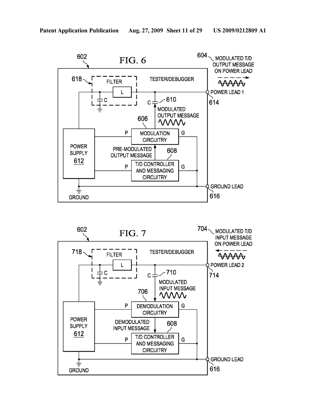 DEVICE TEST AND DEBUG USING POWER AND GROUND TERMINALS - diagram, schematic, and image 12