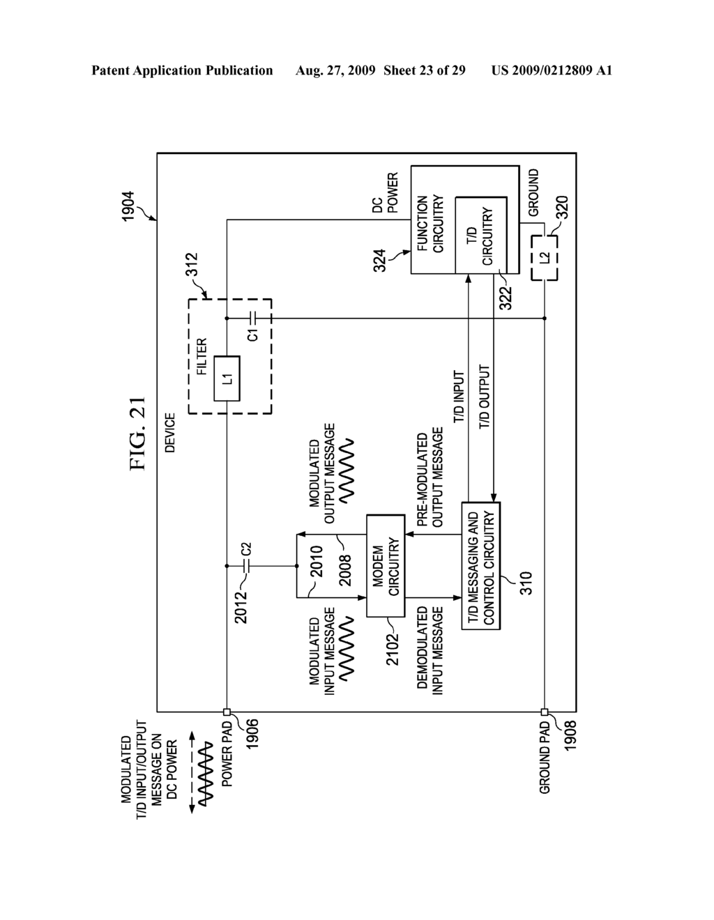 DEVICE TEST AND DEBUG USING POWER AND GROUND TERMINALS - diagram, schematic, and image 24