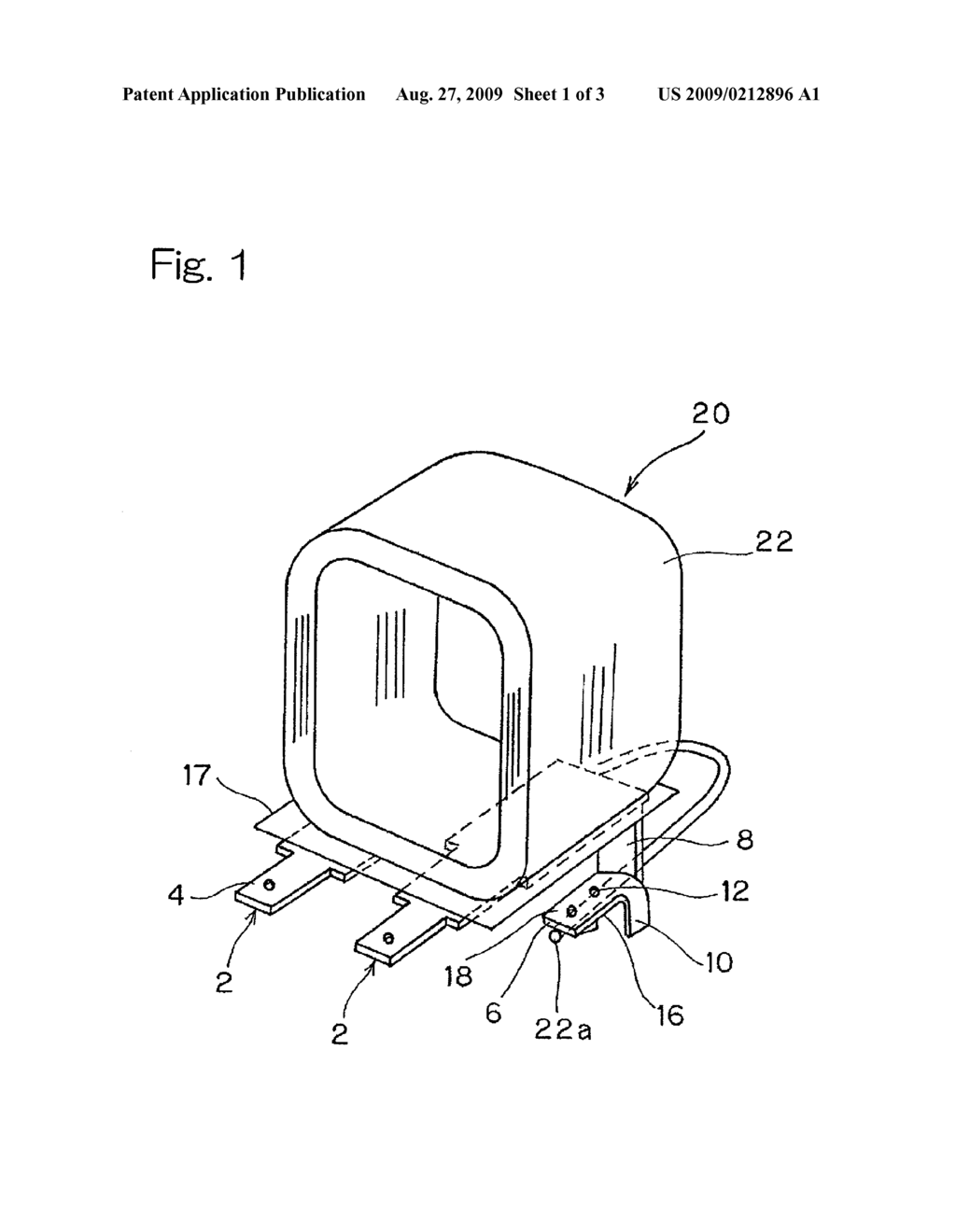 TERMINAL MEMBER AND COIL ASSEMBLY USING THE SAME - diagram, schematic, and image 02