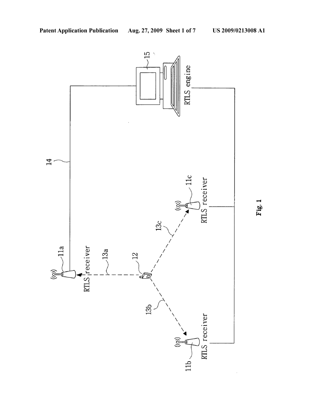 Multiple RF receiver and locating method using the same - diagram, schematic, and image 02