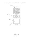 Mobile phone with dialing keys of uneven surface diagram and image