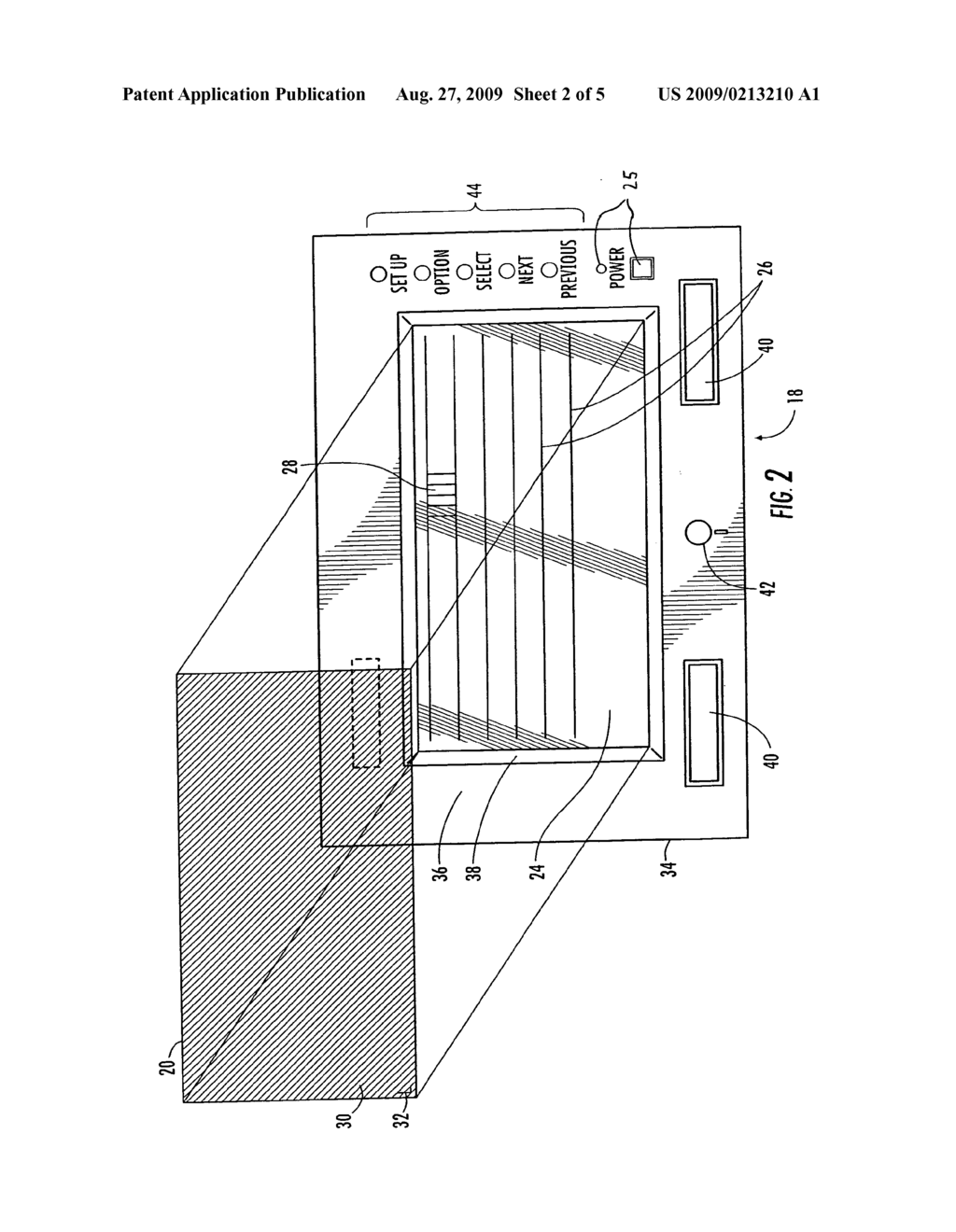 Device for displaying a three dimensional image - diagram, schematic, and image 03