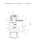 VEHICLE REAR MIROR HAVING A DISPLAY diagram and image