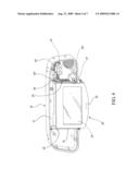 VEHICLE REAR MIROR HAVING A DISPLAY diagram and image