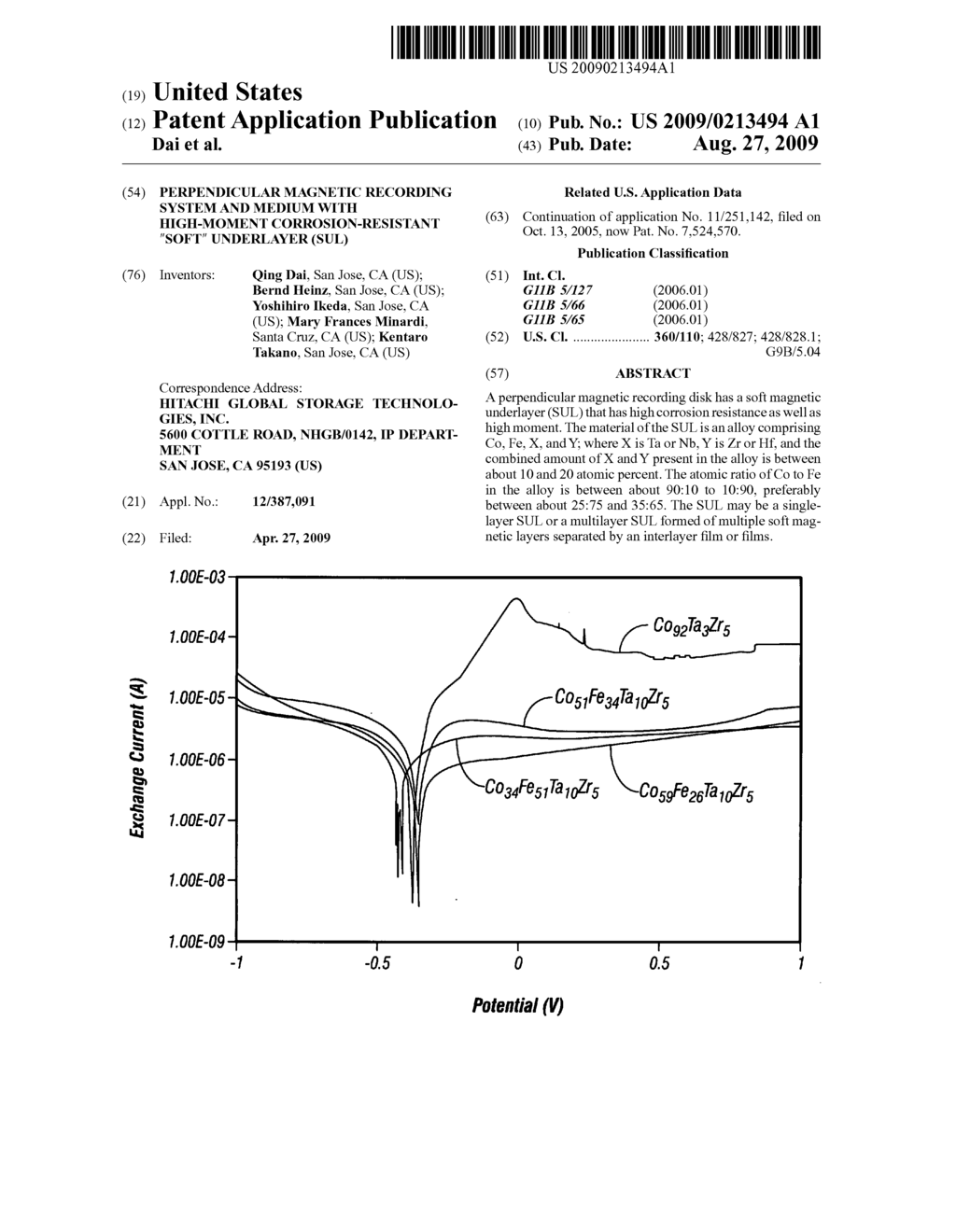 Perpendicular Magnetic recording system and medium with high-moment corrosion-resistant 