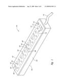 LIGHTED POWER OUTLET SYSTEM AND METHOD diagram and image