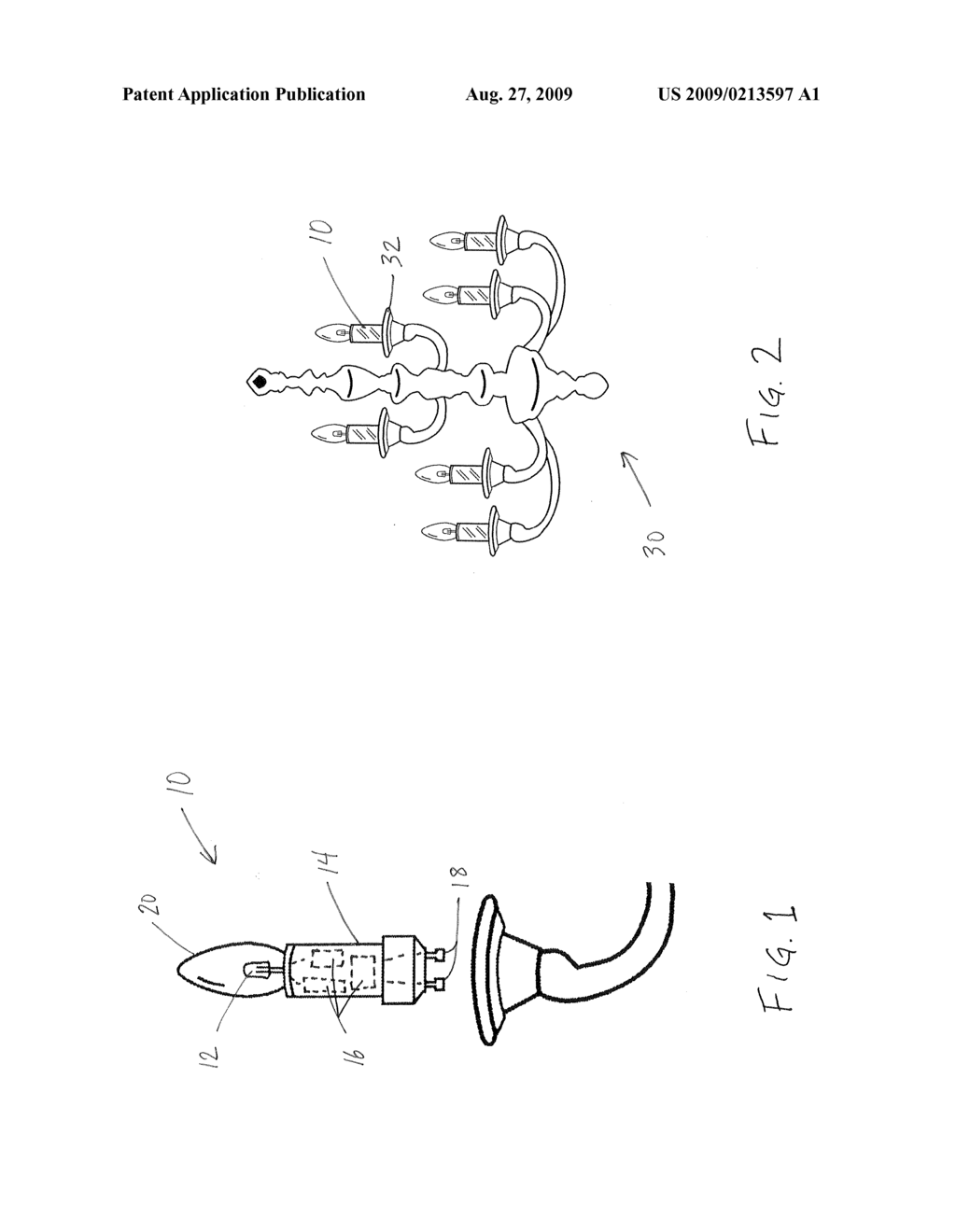 LED CANDELABRA FIXTURE AND LAMP - diagram, schematic, and image 02