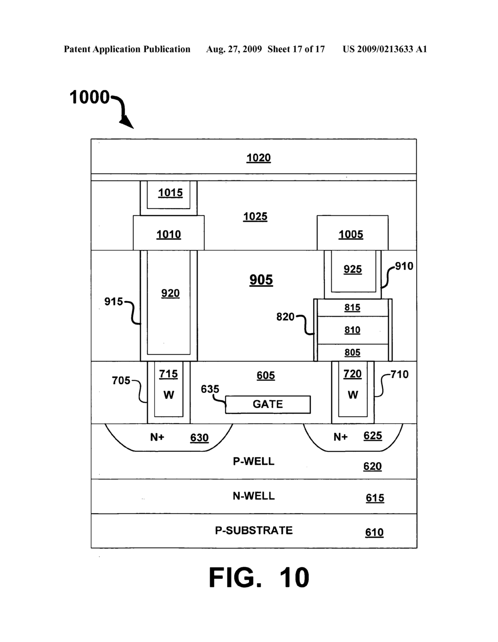 Four vertically stacked memory layers in a non-volatile re-writeable memory device - diagram, schematic, and image 18