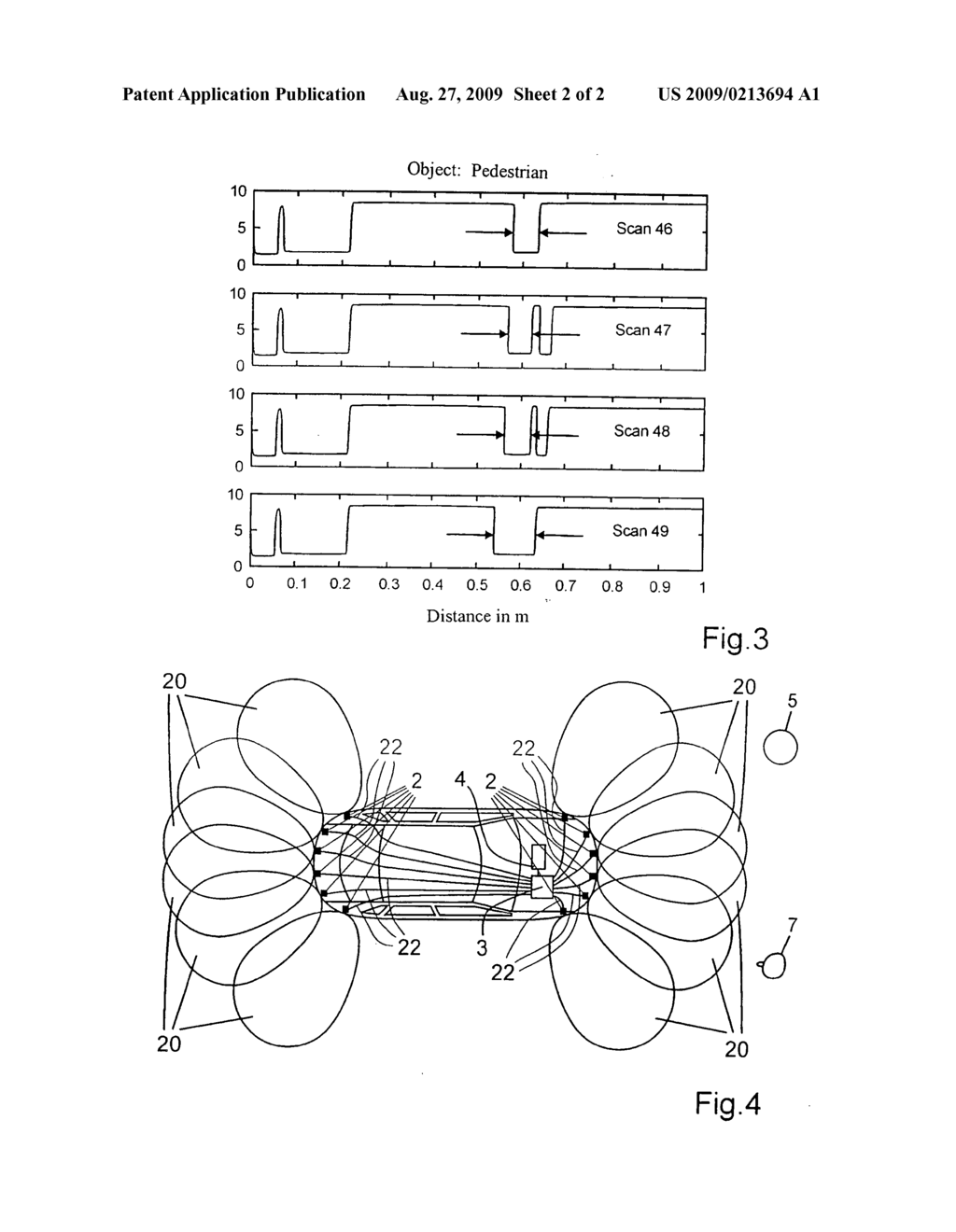 Method and device for detecting the surface character of objects in road traffic or of persons - diagram, schematic, and image 03