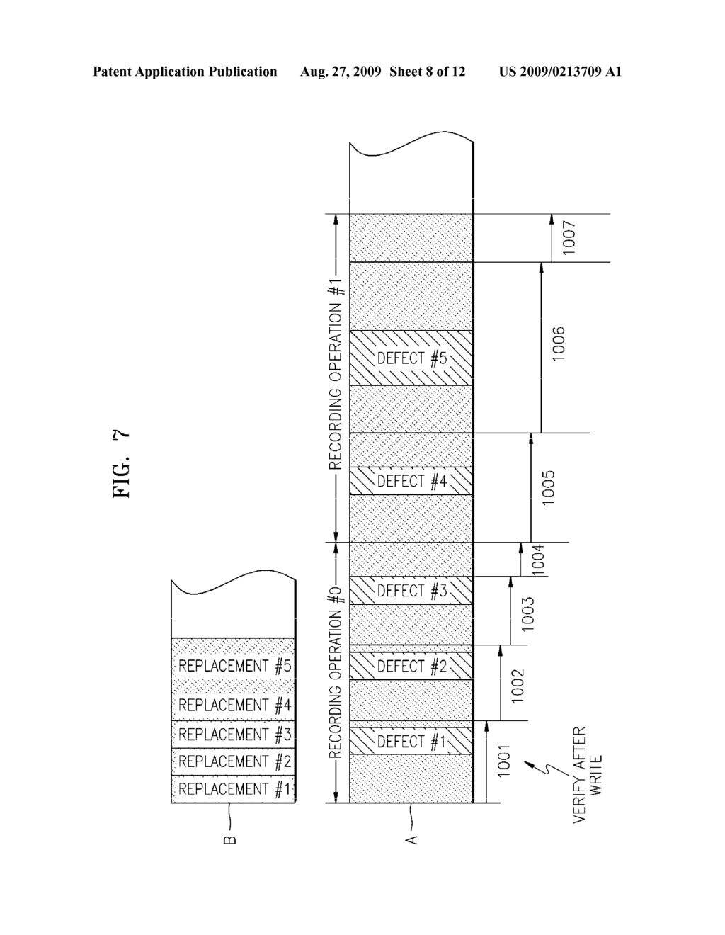 METHOD OF AND APPARATUS FOR MANAGING DISC DEFECTS USING TEMPORARY DEFECT MANAGEMENT INFORMATION (TDFL) AND TEMPORARY DEFECT MANAGEMENT INFORMATION (TDDS), AND DISC HAVING THE TDFL AND TDDS - diagram, schematic, and image 09