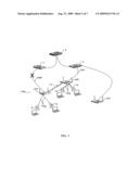 Backhaul failover method and system for a wireless network diagram and image