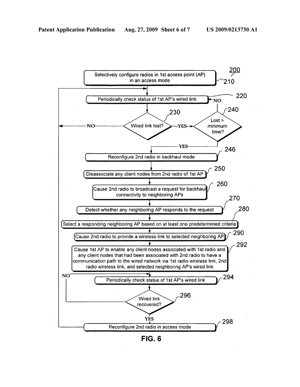 Backhaul failover method and system for a wireless network - diagram, schematic, and image 07