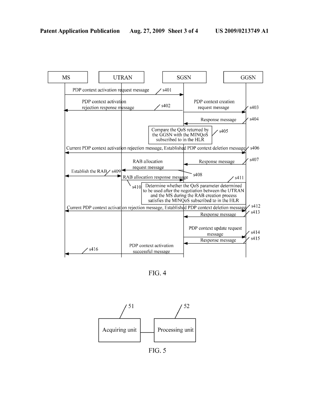 METHOD FOR DETECTING THE QUALITY OF A SERVICE PARAMETER AND NETWORK SIDE COMMUNICATION DEVICE - diagram, schematic, and image 04