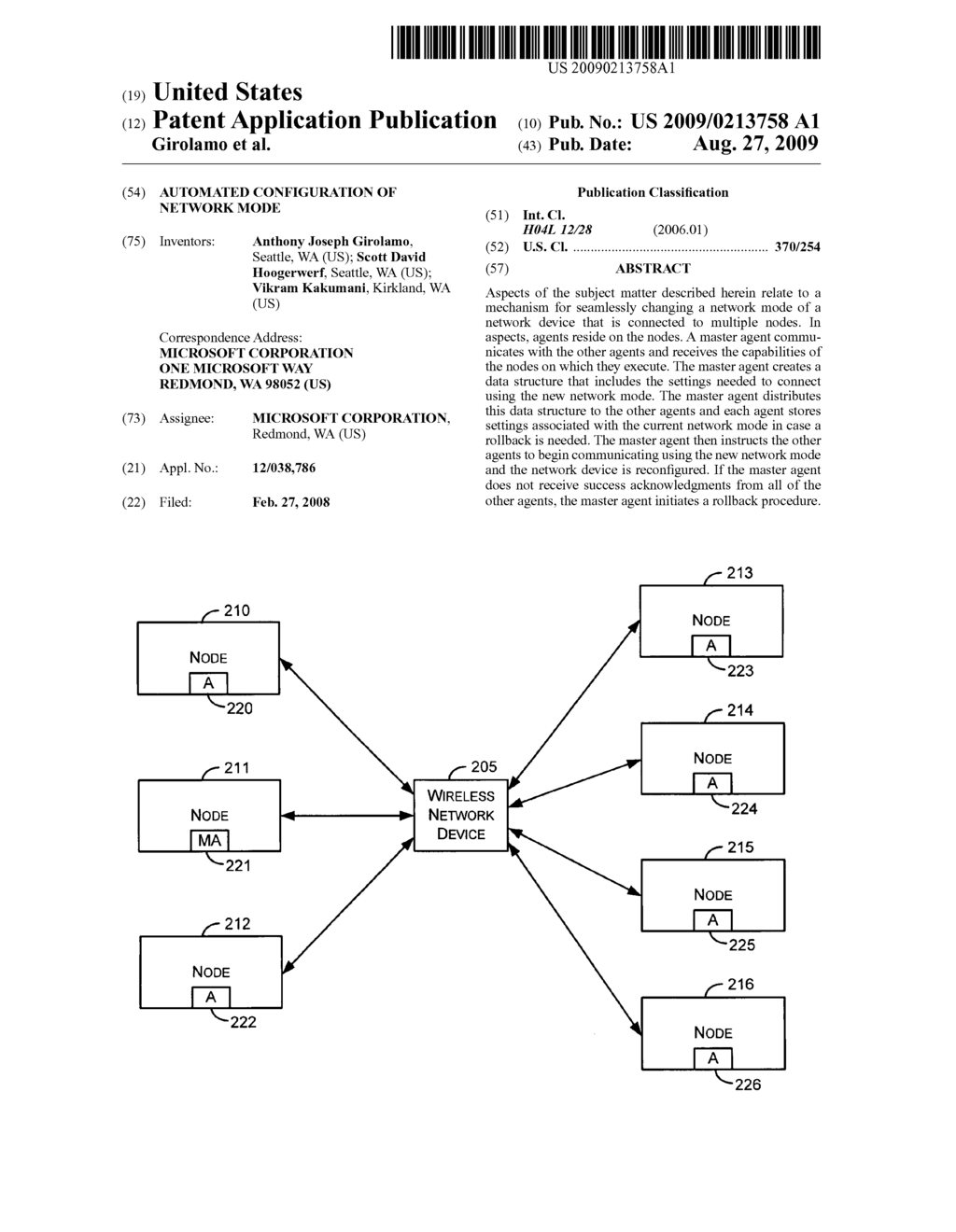 Automated Configuration of Network Mode - diagram, schematic, and image 01