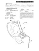 Adjustable Ear-Hook Earphone with Compressible Inner Portion and Related Methods diagram and image