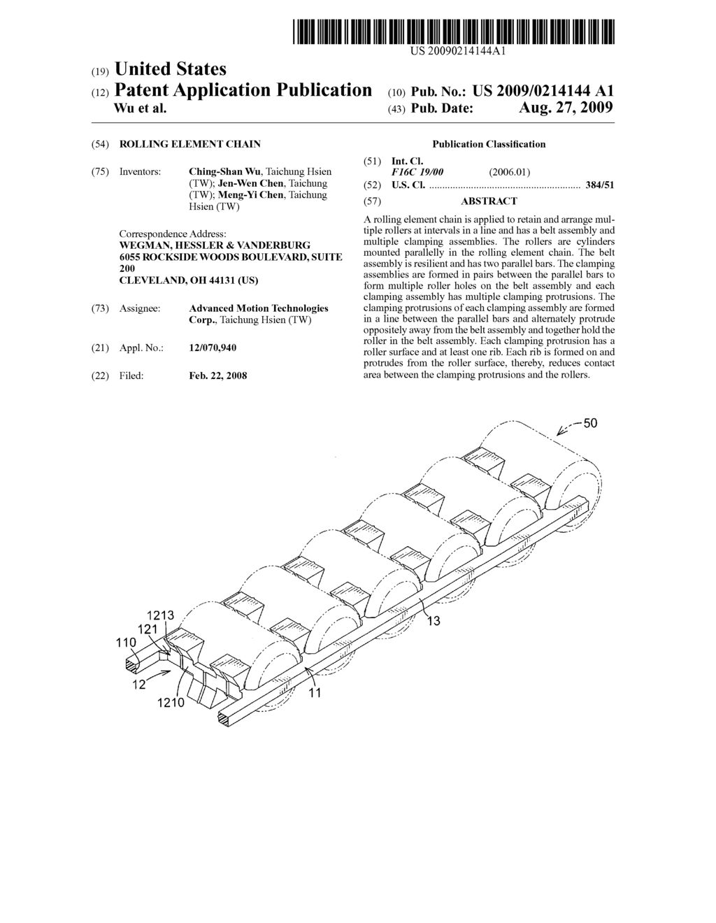 Rolling element chain - diagram, schematic, and image 01