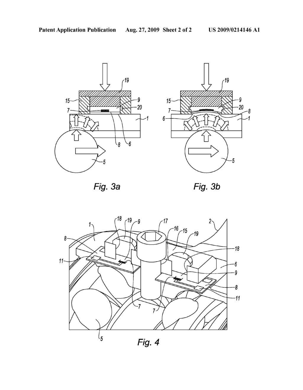 SYSTEM FOR MEASURING DEFORMATIONS BY RESILIENT COMPRESSION OF A GAUGE - diagram, schematic, and image 03