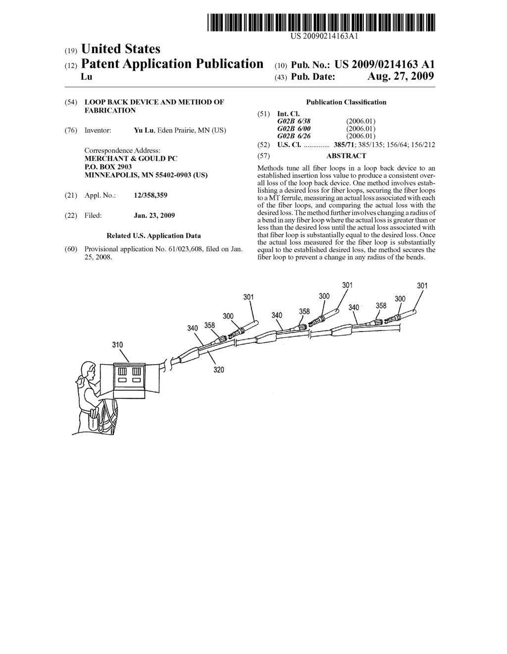 Loop Back Device and Method of Fabrication - diagram, schematic, and image 01