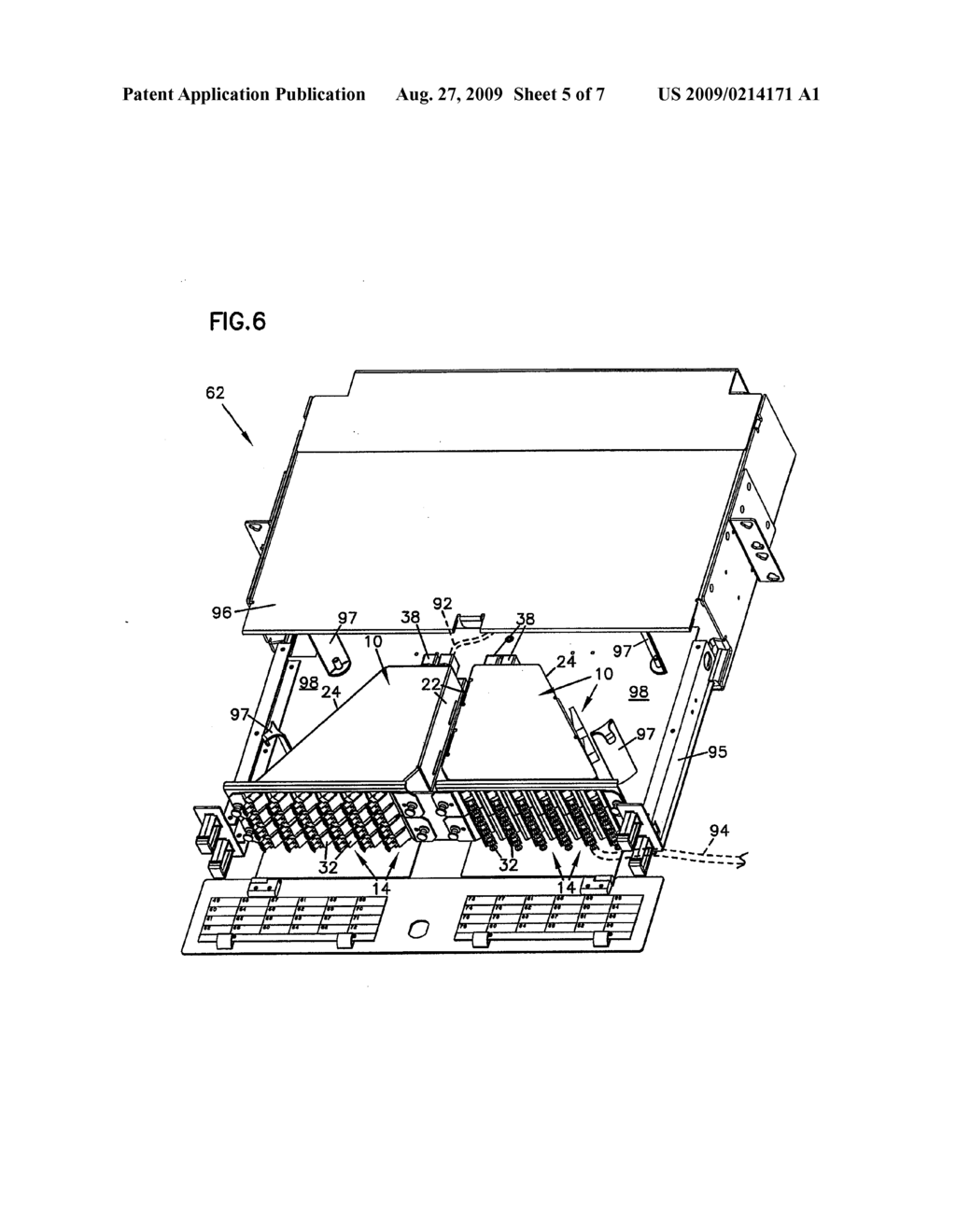 FIBER OPTIC ADAPTER CASSETTE AND PANEL - diagram, schematic, and image 06