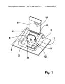 DEVICE FOR FASTENING AN ADD-ON PART TO A SUPPORT PART diagram and image