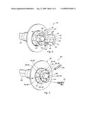 Multi-sided shaft tapered locking hub apparatus diagram and image