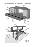 Set of components used to fabricate enclosed and elevated roadways that are intended for use by bicycles, other small vehicles and pedestrians; and a process, utilizing said components, for planning and designing such a roadway diagram and image