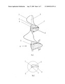 METHOD AND DEVICE FOR A STREAM VORTEX TRANSFORMATION diagram and image