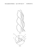 METHOD AND DEVICE FOR A STREAM VORTEX TRANSFORMATION diagram and image