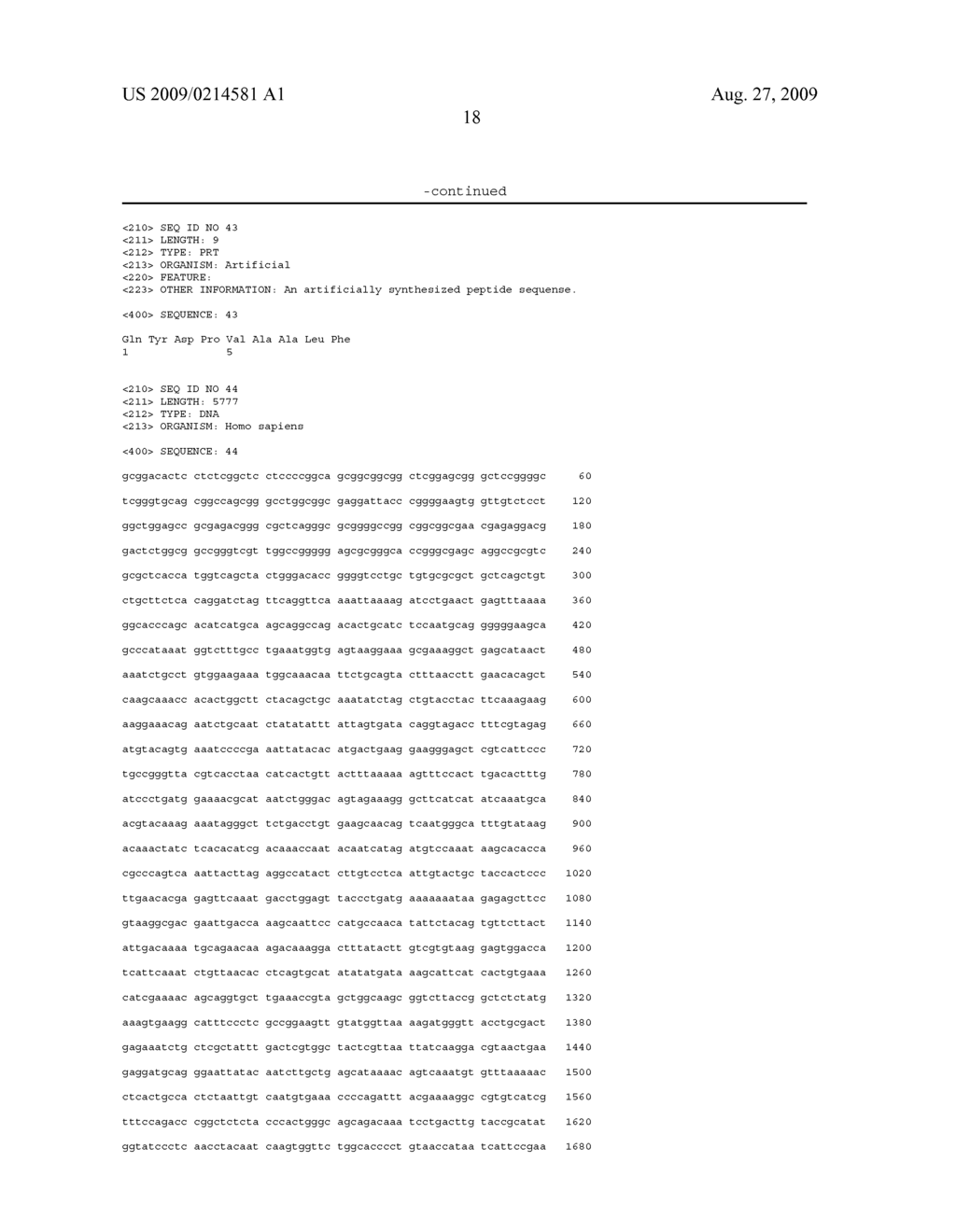 EPITOPE PEPTIDES DERIVED FROM VASCULAR ENDOTHELIAL GROWTH FACTOR RECEPTOR 1 AND VACCINES CONTAINING THESE PEPTIDES - diagram, schematic, and image 25