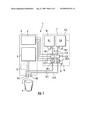 DEVICE AND METHOD FOR PREPARING AROMATIC HOT DRINKS, PARTICULARLY COFFEE AND TEA diagram and image