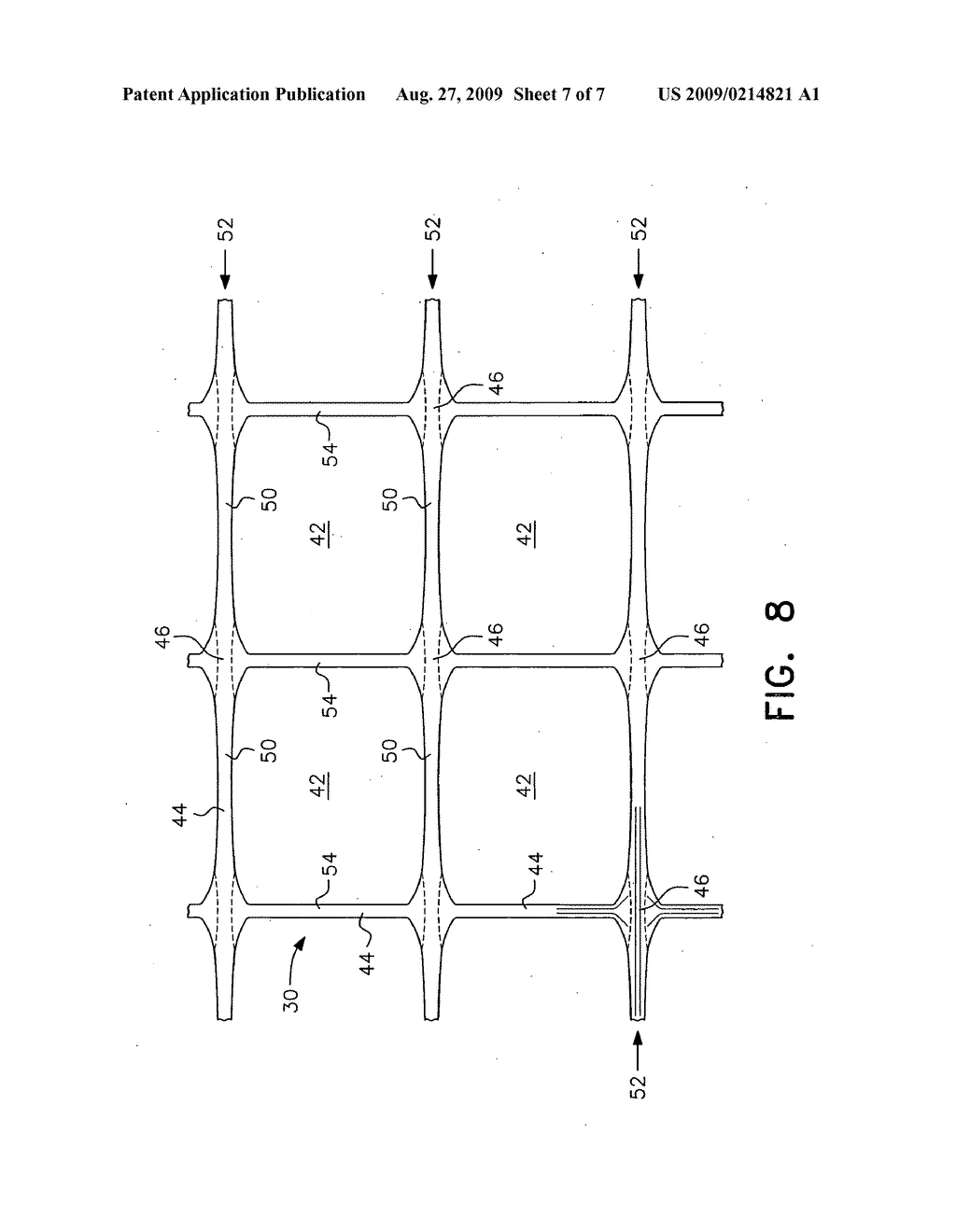 Multi-axial grid or mesh structures with high aspect ratio ribs - diagram, schematic, and image 08