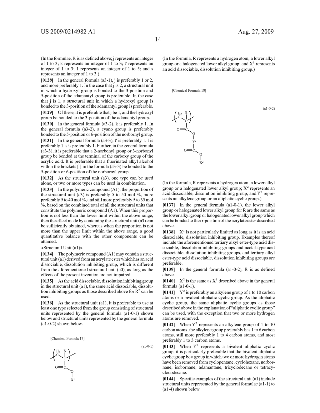 POSITIVE RESIST COMPOSITION, METHOD OF FORMING RESIST PATTERN, AND POLYMERIC COMPOUND - diagram, schematic, and image 15