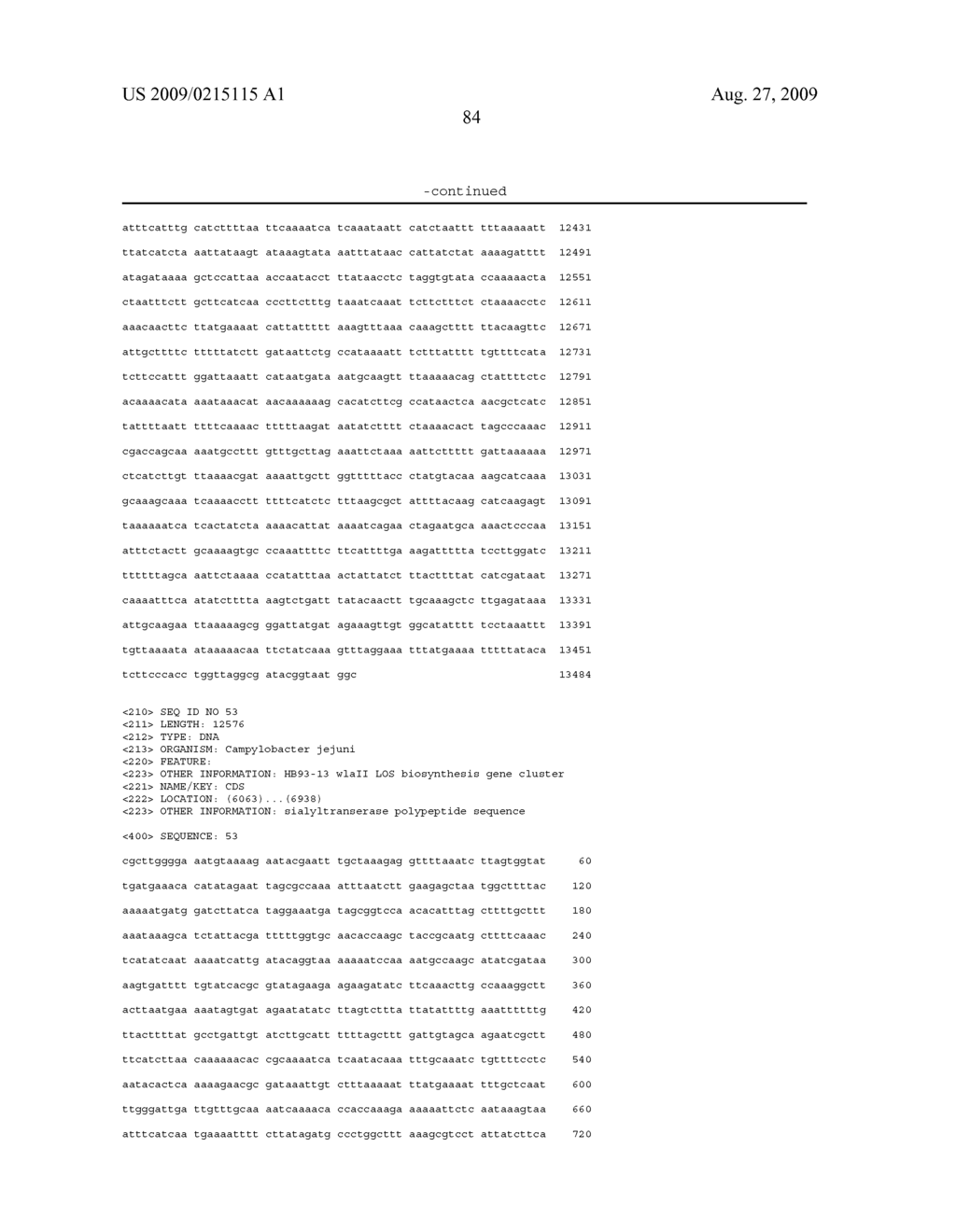 SIALYLTRANSFERASES COMPRISING CONSERVED SEQUENCE MOTIFS - diagram, schematic, and image 92