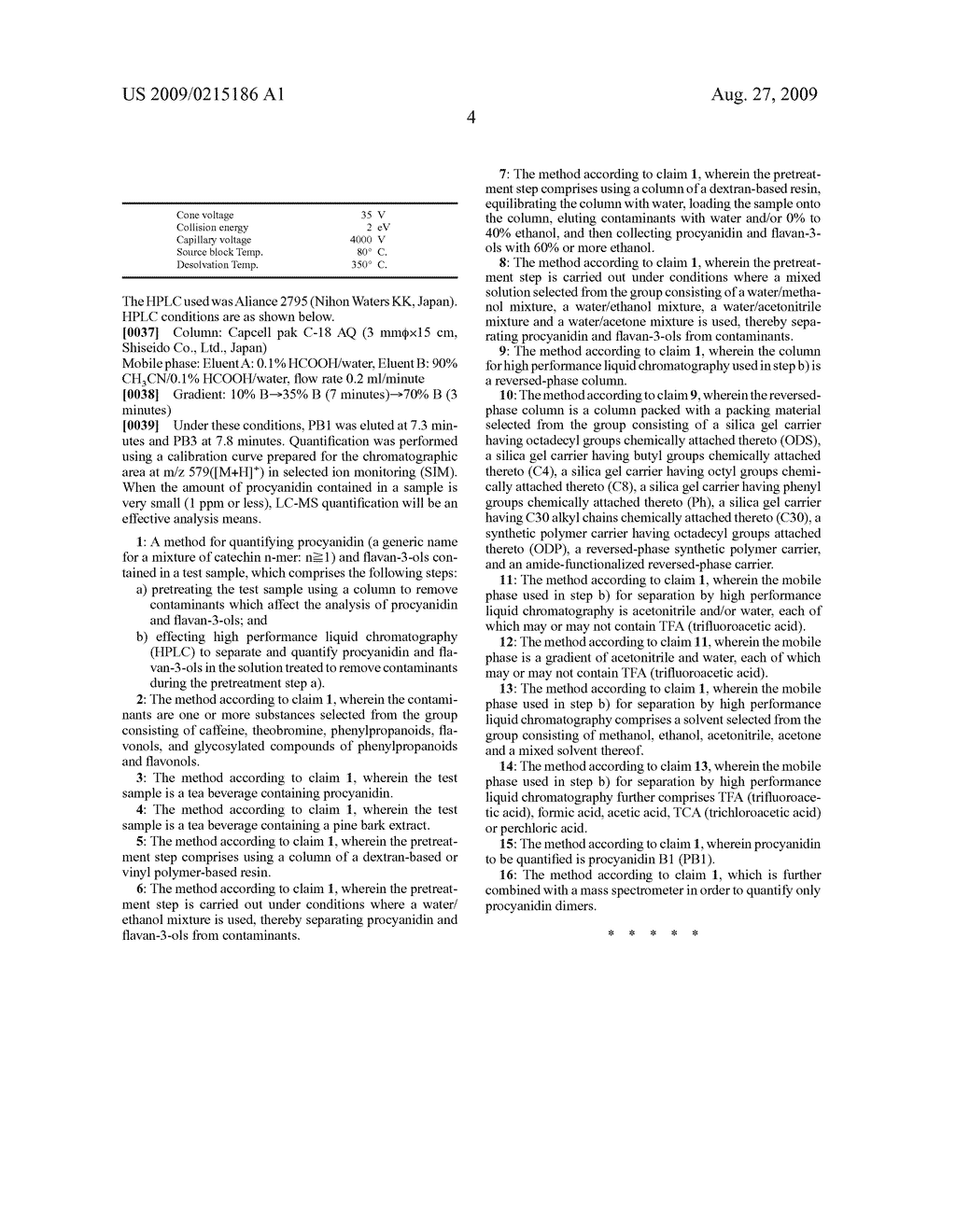 Method for Procyanidin Analysis - diagram, schematic, and image 07