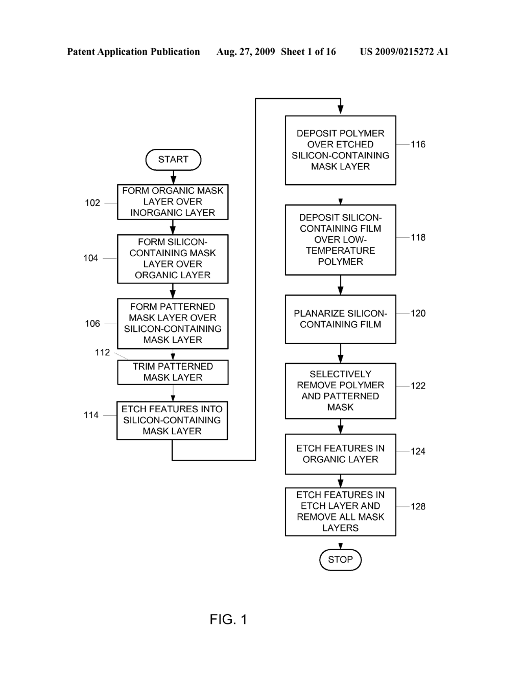 DOUBLE MASK SELF-ALIGNED DOUBLE PATTERNING TECHNOLOGY (SADPT) PROCESS - diagram, schematic, and image 02