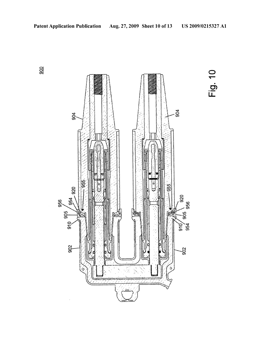 Separable Connector System with Vents in Bushing Nose - diagram, schematic, and image 11